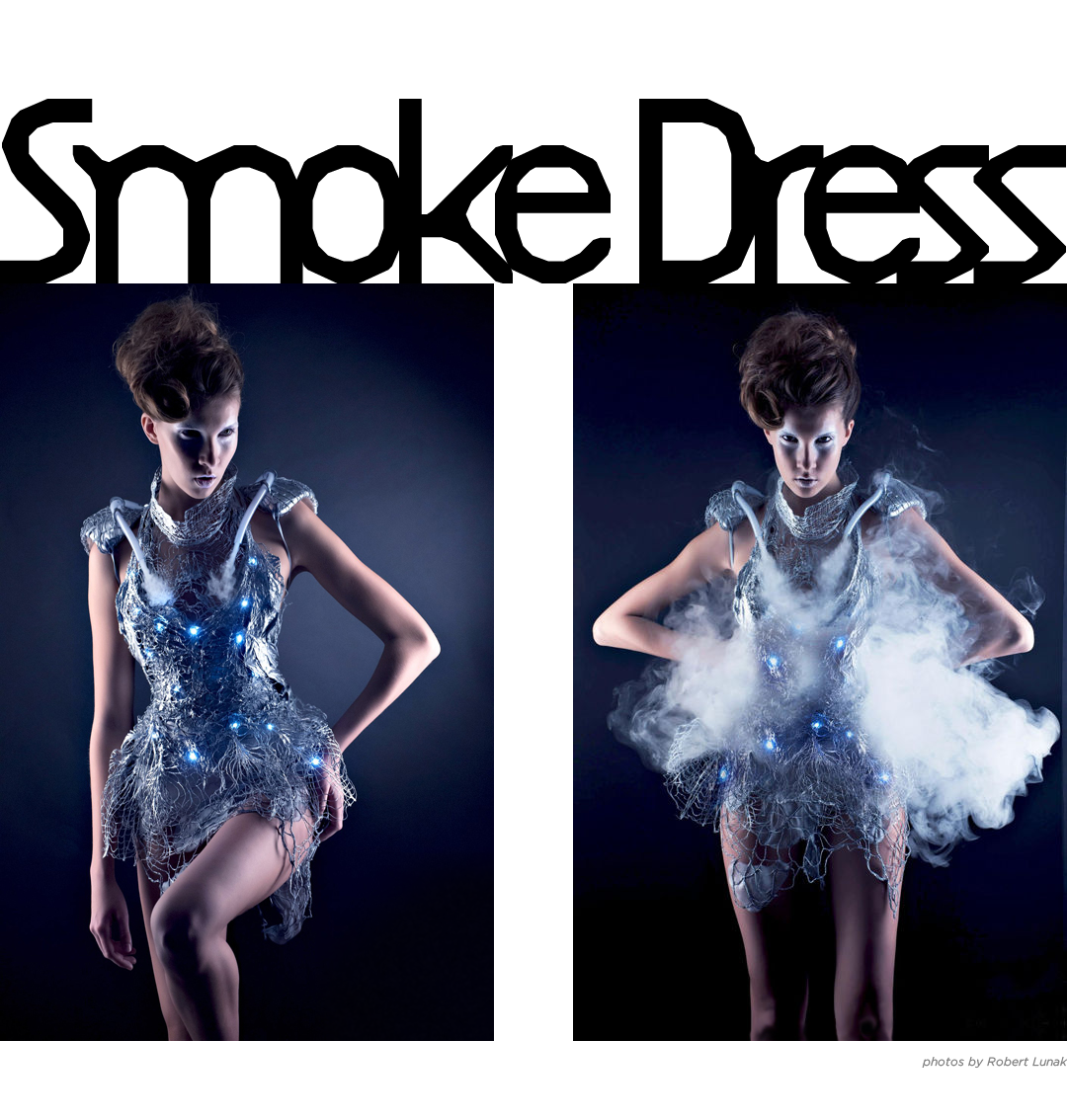 Anouk Wipprecht Smoke Dress