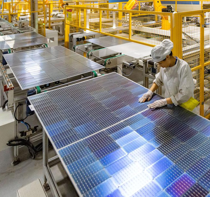 Solar Panel Manufacturing Plant in China