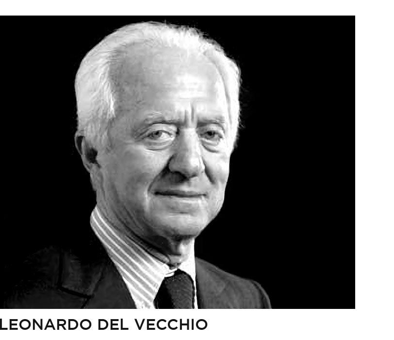 Founder of Luxottica Chairman EssilorLuxottica Leonardo Del Vecchio